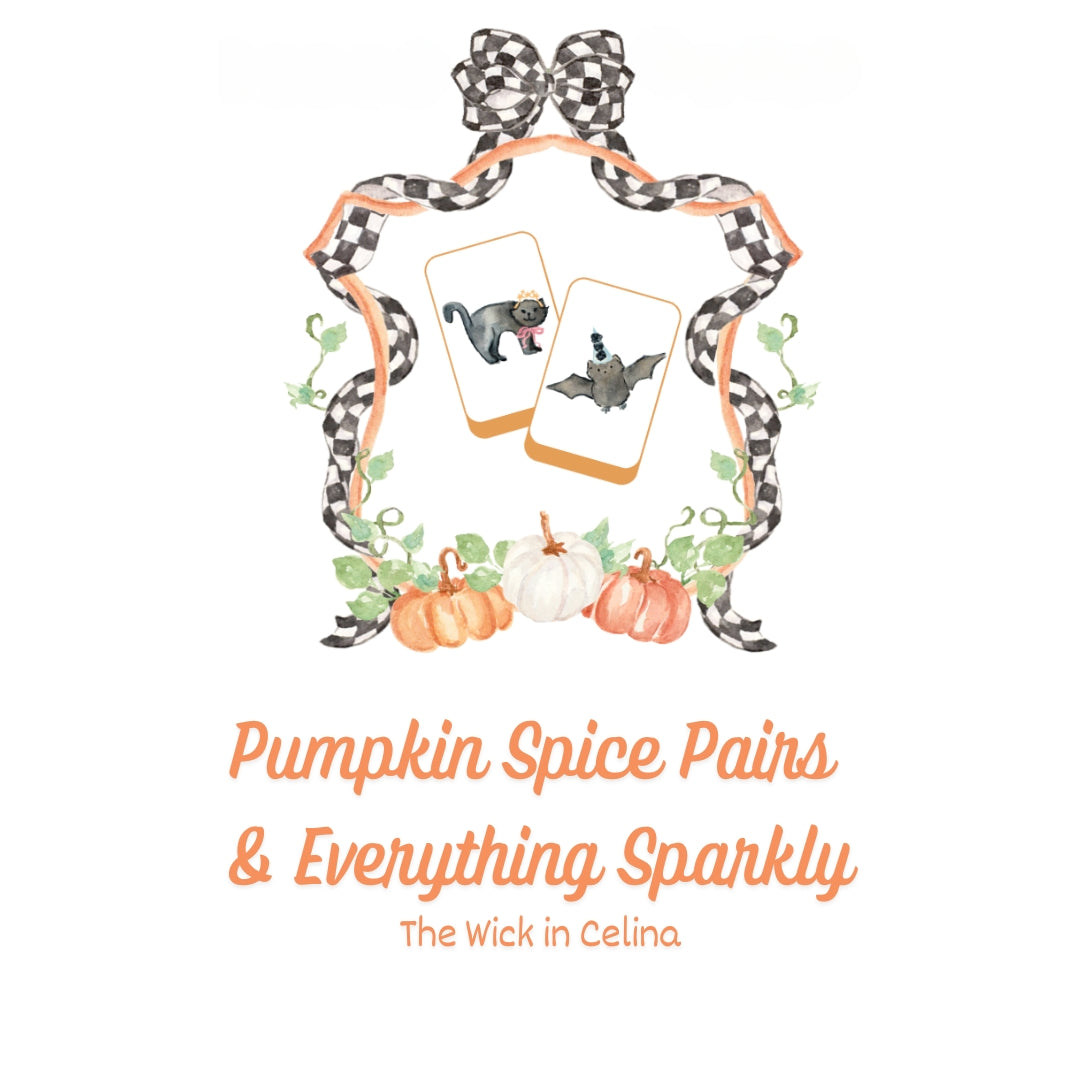 Pumpkin Spice Pairs & Everything Sparkly - Open play
