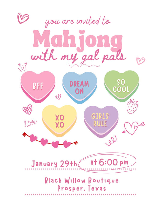 Mahjong with my Gal Pals - intro to mahjong