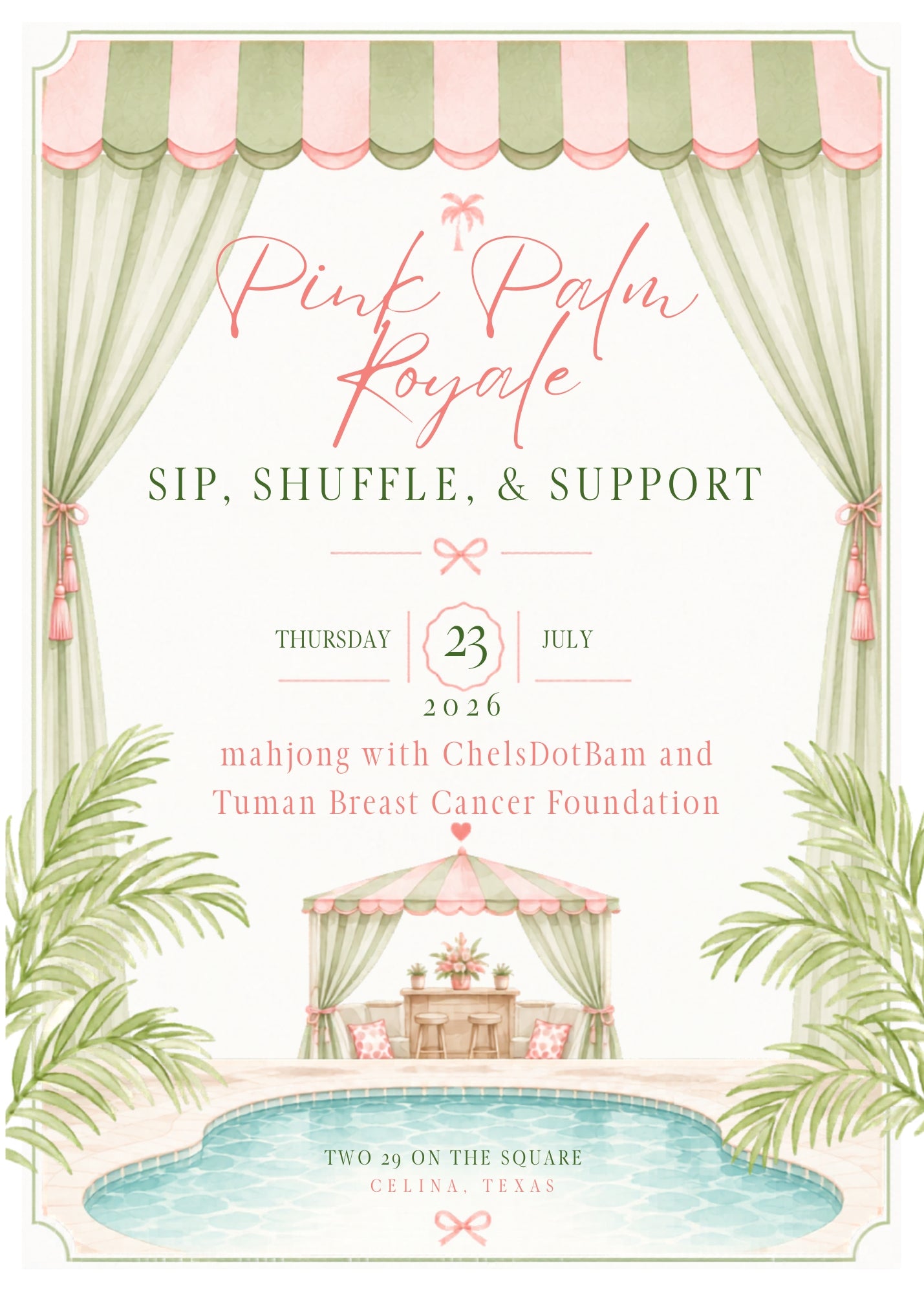 Pink Palm Royale: Sip, Shuffle & Support
