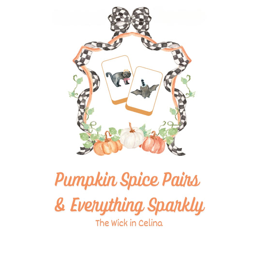 Pumpkin Spice Pairs & Everything Sparkly - Open play
